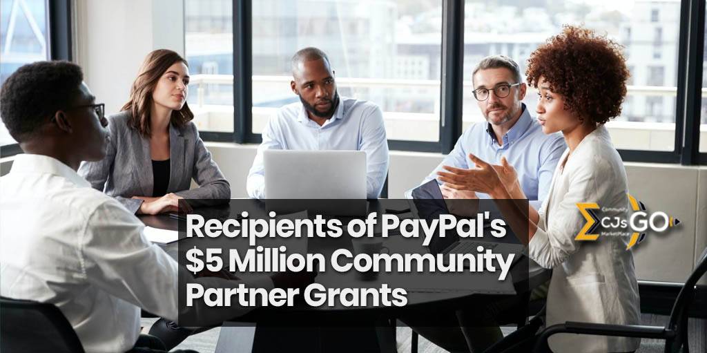 Recipients of PayPal's $5 Million Community Partner Grants