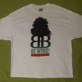 REDUCED new CHRISTOPHER BOYKIN BB Big Black MENS 4XLT White TSHIRT